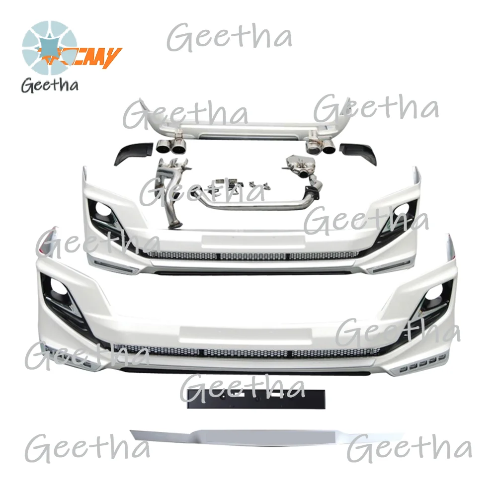 

TDCMY Car Body Parts Front Rear Bumper Guard Grille Bumper Spoiler Head Lamp Frame for Toyota Prado FJ150 2012 2013 2014-2017
