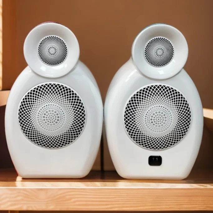 

Custom Styles-Xmsj-Hearing No.2 Floor Speaker Bookshelf Speaker Wooden Case Active / Passive Battery Lossless