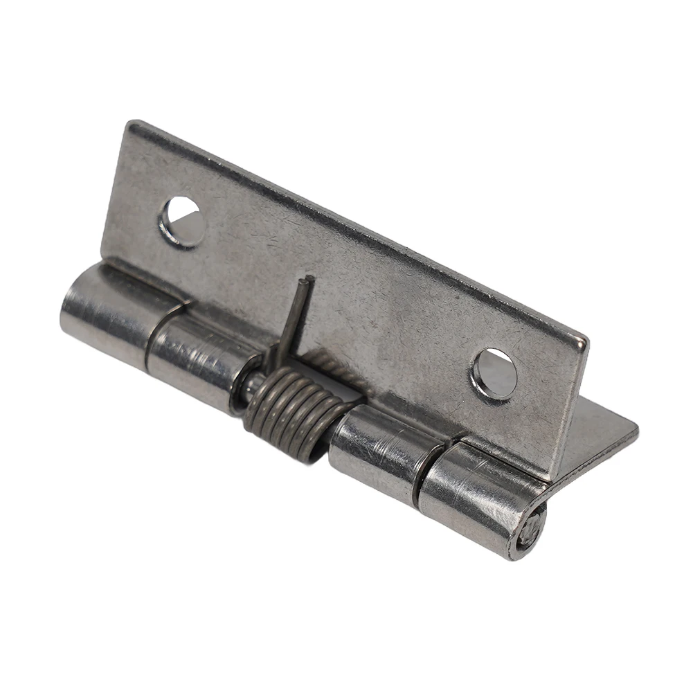 2PCS Industrial Hinge Case Self Closing Equipment Stainless Steel Spring Hinge For Home Decoration Tool Accessories