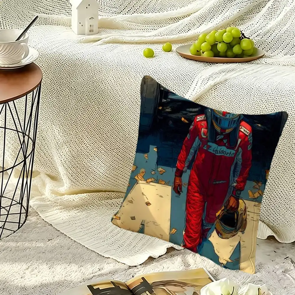 44 L-Lewis H-Hamilton-S Pillow Case Sofa Living Room for Bedroom Headboard Backrest Cushion Square Nap Time 3