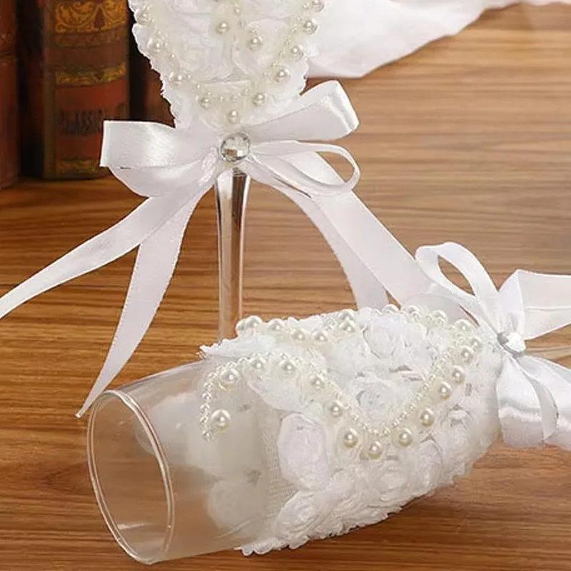 Wedding wine glasses, champagne glasses, creative western wedding fashion goblet wedding supplies