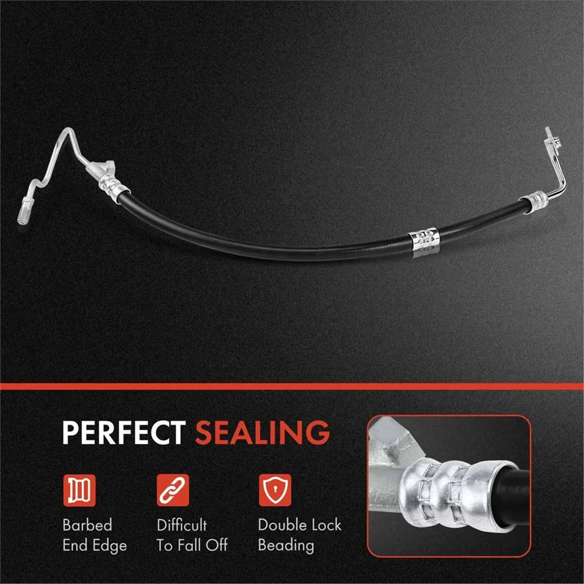 

#81T Automotive Parts & Accessories,Power Steering Pressure Hose (ABS+Metal)