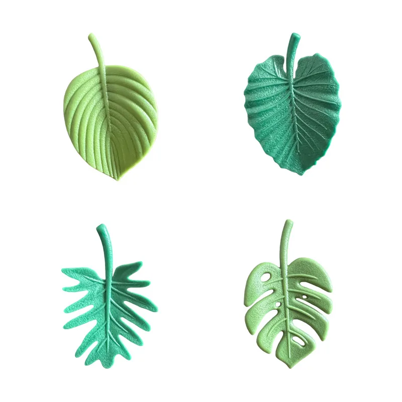 4pcs Set Green Plant Fridge Magnet Refrigerator Magnetic Photo Message Note Stickers Kids Toys Office Home Kitchen Decoration