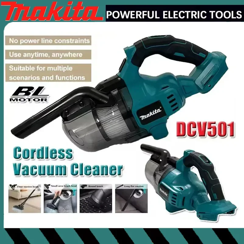 

Беспроводной ручной пылесос Makita DCV501, портативный, бесщеточный, для автомобиля и дома, подходит для уборки в салоне авто