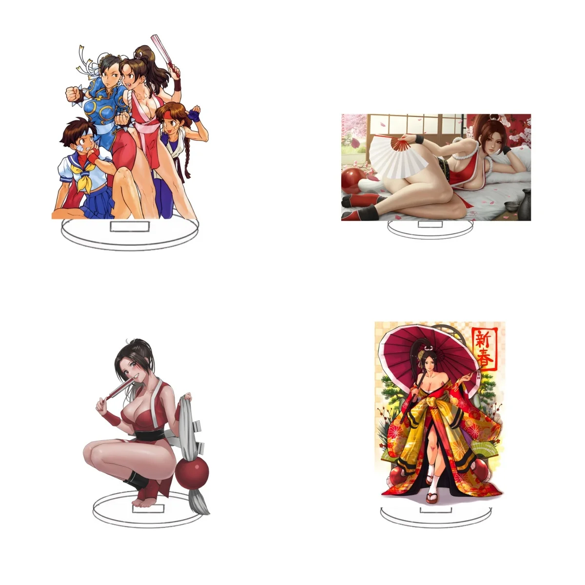 

Anime The King Of Fighter Girl 15CM Acrylic Stand Model Cosplay Charm Characters Ornament Accessories Goods Collection Gifts