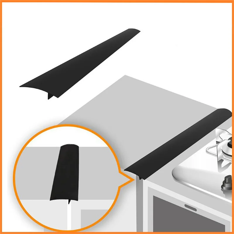 Flexible Herd Zähler Lücke Abdeckung Silikon Gummi Küche Öl-Gas Schlitz Füllstoff Hitzebeständige Matte Öl Staub Wasser Dichtung