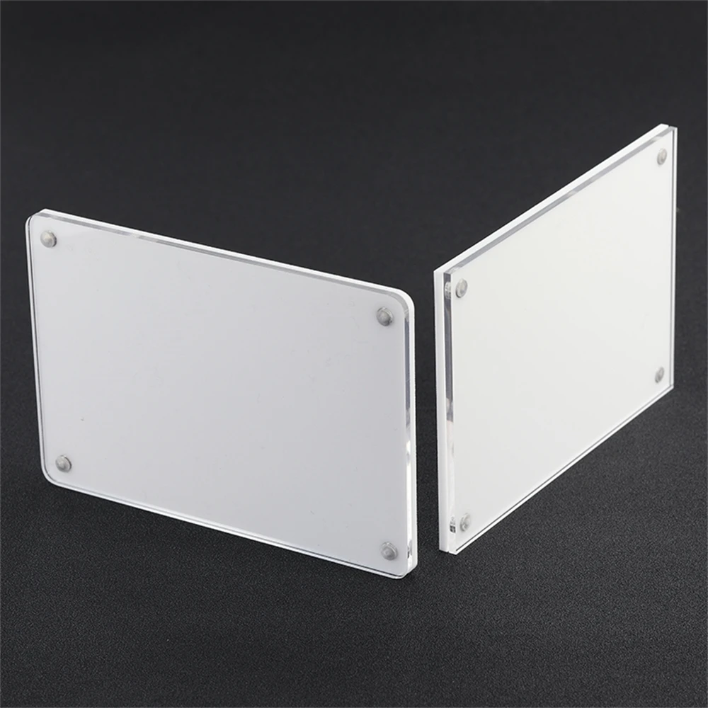 Acrylic Transparent Strong Magnetic Menu Price Tag Display Frame Photo Picture Label Holder