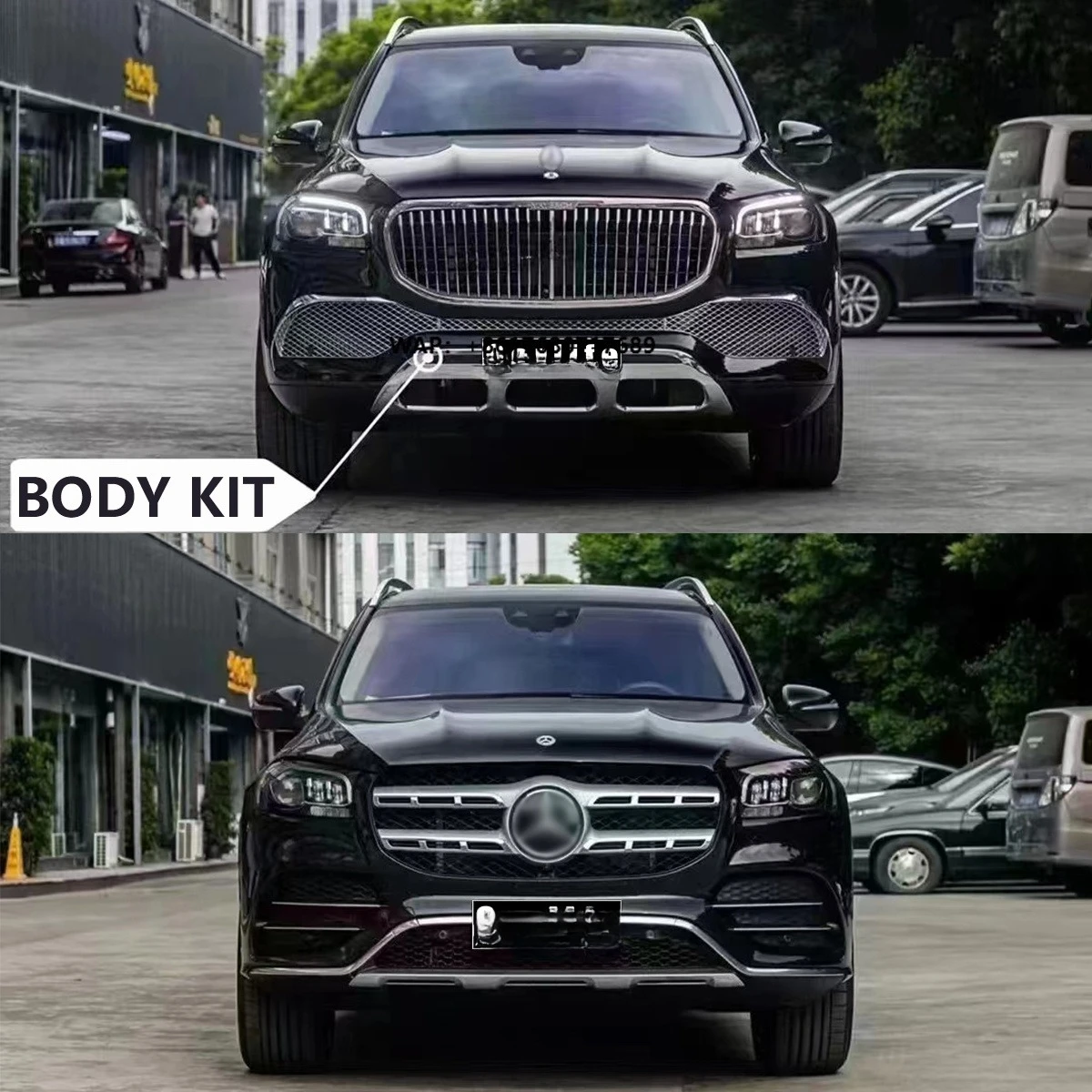High Quality Bumpers Body Kit for BENZ GLS Class X167 2020-2023 Modified to Style.