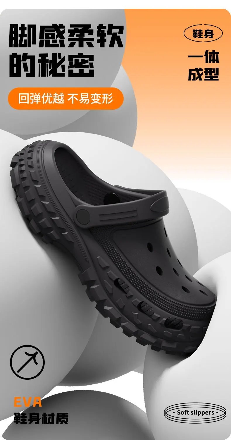 Sommerliche Damen-Plateausandalen 2026 mit geschlossener Zehenpartie, rutschfeste Strandsandalen, leichte, weiche Sohle für Zuhause, bequeme Sandalias – Detail 5
