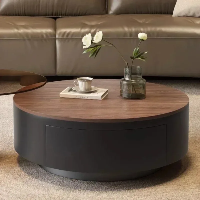 Required Coffee Tables Mesa Cream Wind Size Modern Walnut Coffee Table Minimalist Living Room Light Luxury French No Assembly