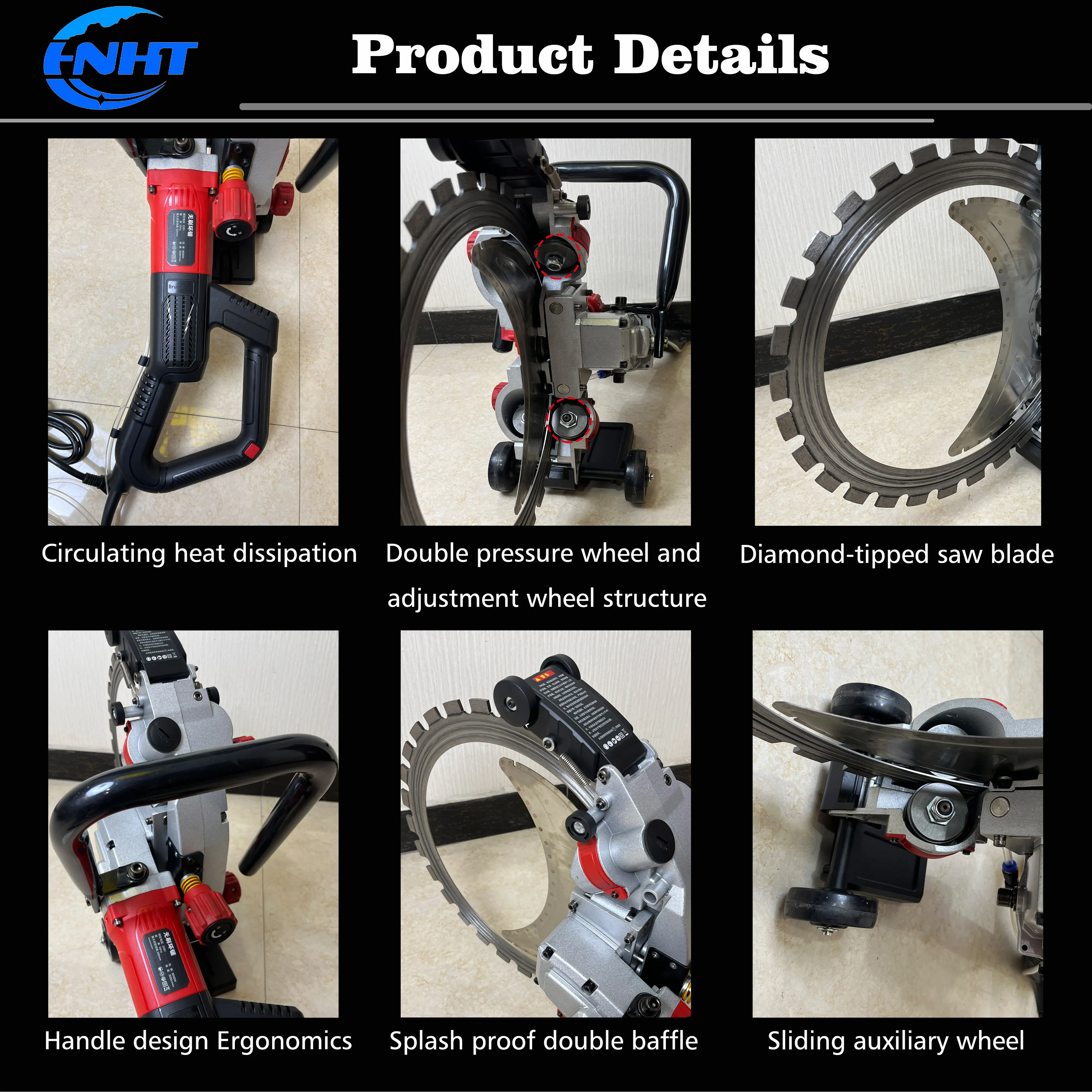 Picture 5: Electric Circular Saw 300mm Cutting Depth Concrete Wall Cutter Circular Saw
