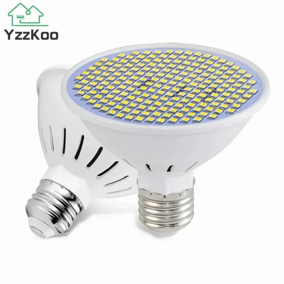 YzzKoo AC 220V LED E27 Lamp E14 Spotlight Bulb 48 60 80 126 200 300 Leds Spotlight 85V-265V Bombillas Led  Lampada Spot Light