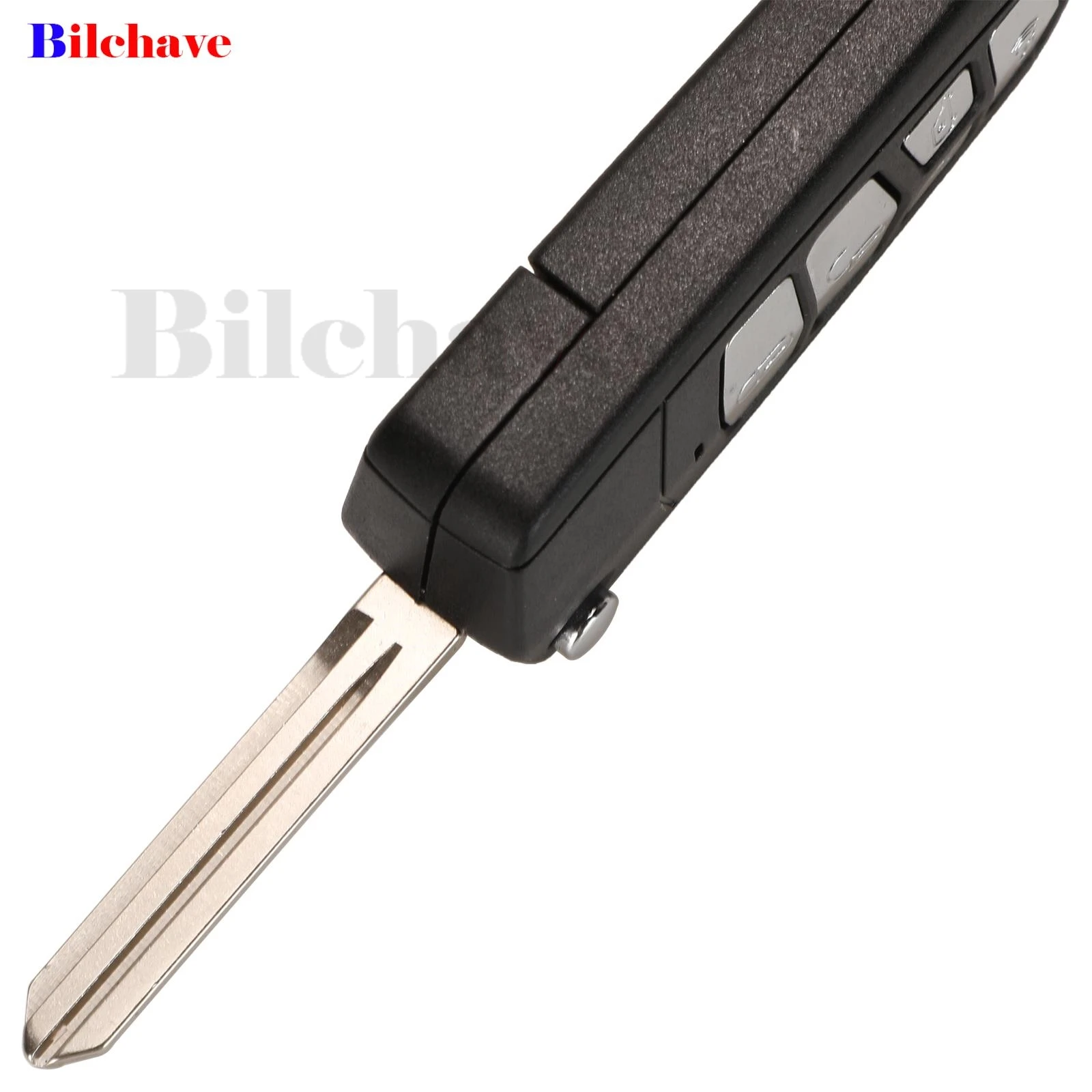 Jingyuqin modificato per Hyundai Fit KIA Sedona Flip pieghevole Remote Car Key Shell Case Fob 5 pulsanti sostituzione lama non tagliata