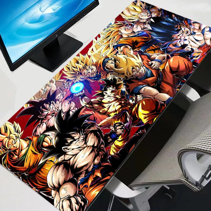 Anime Dragon Ball Z 90x40cm Mouse Pad Gamer Large Computer Notebook Pc Mousepad Carpet Gaming Accessories Keyboard DBZ Desk Mat