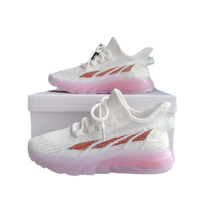 

Women's new rubber soft sole dad shoes jelly sole lightweight sports shoes