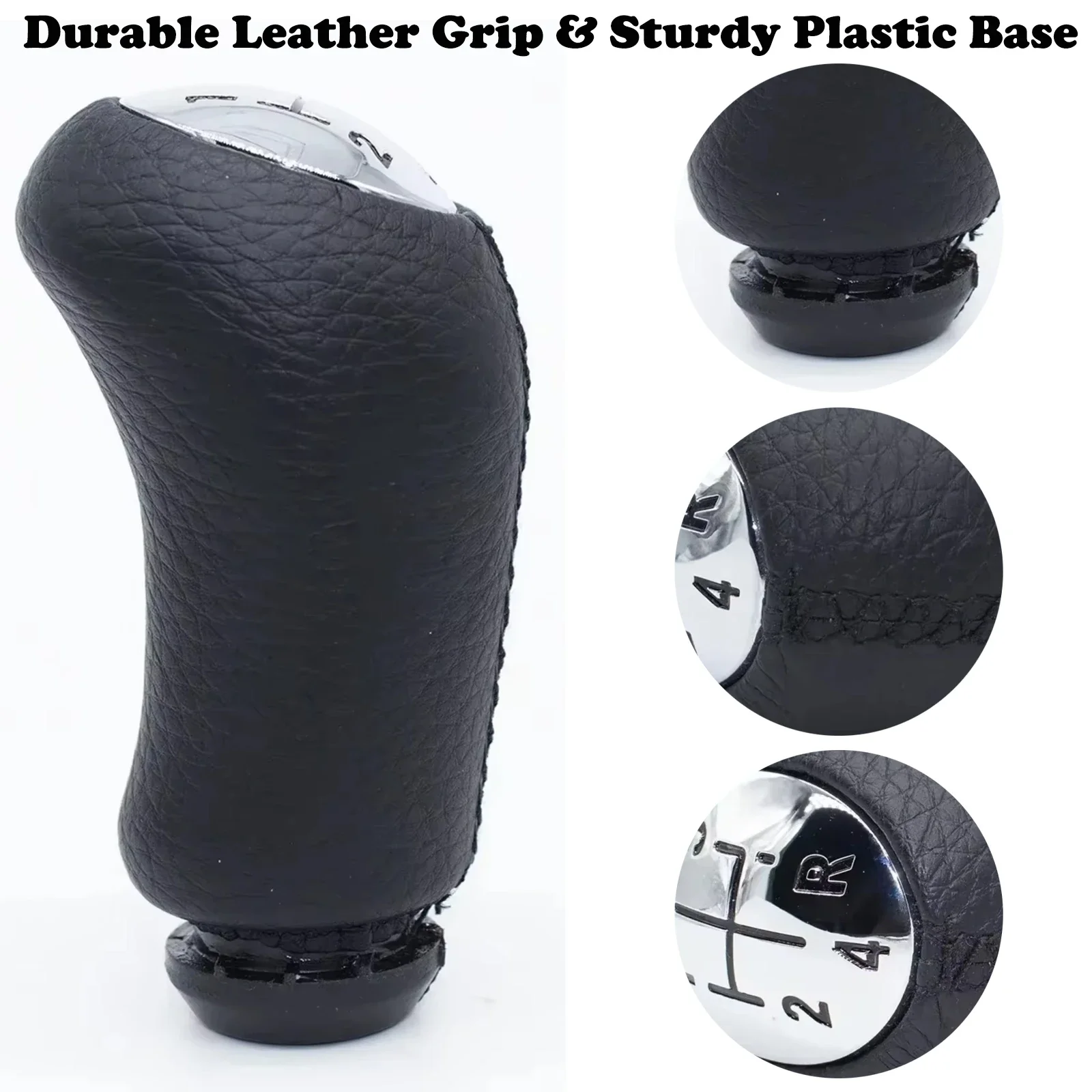 Gear Shift Knob for Dacia Sandero MK1 2008-2012 Lever Handle Stick Head 5SPEED+R Ergonomic Design for Clio III Megane 2 Logan II