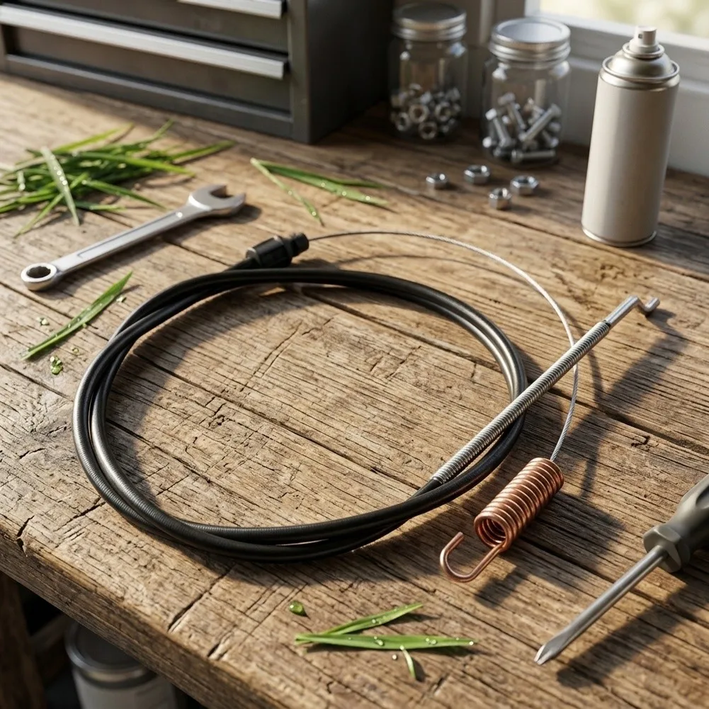 Replacement Throttle Cable for Toro For Lawnmowers 20001-20111 172.7 cm Total Length with Secure Z Bend and Spring