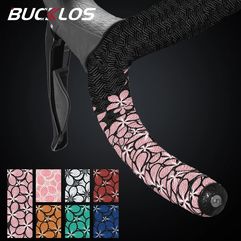 

BUCKLOS Bicycle Bar Tape Durable Road Bike Handlebar Tape Anti-slip Gravel Bike Tape Speed Bicycle Handlebar Straps Cycling