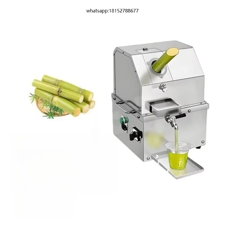 Commercial Sugarcane Juicer Fully Automatic Stainless Steel Multifunctional Commercial Sugarcane Juicer