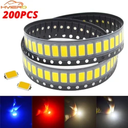 200Pcs SMD SMT 5730 Chip 6000-6500k Ultra Bright Warm White Red Blue Led Emitting Diodes Light Surface Mount Home DIY Decoration