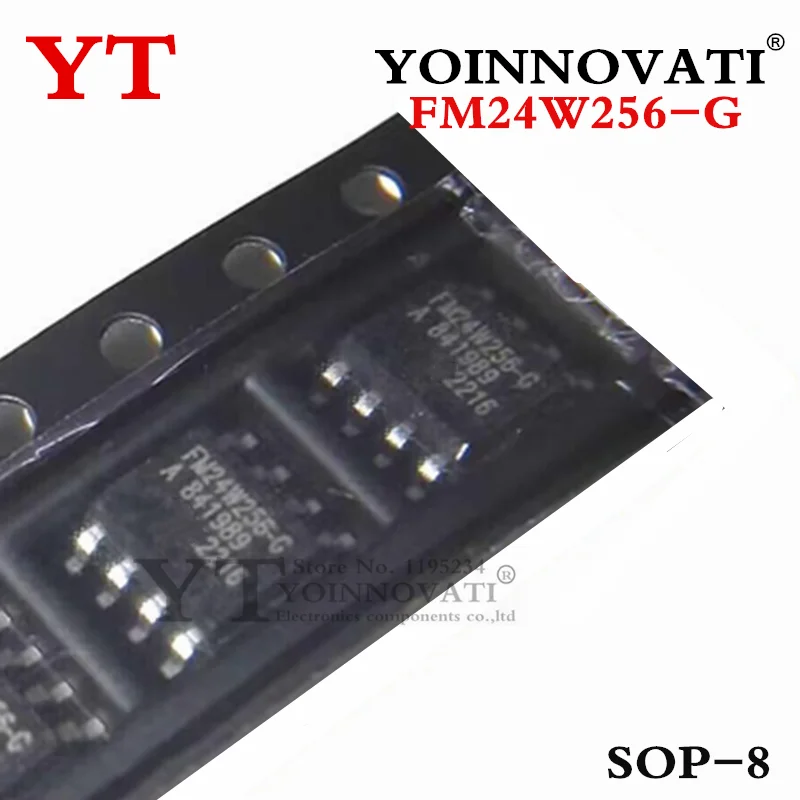 10 PCS  FM24W256-G FM24W256  SOP8