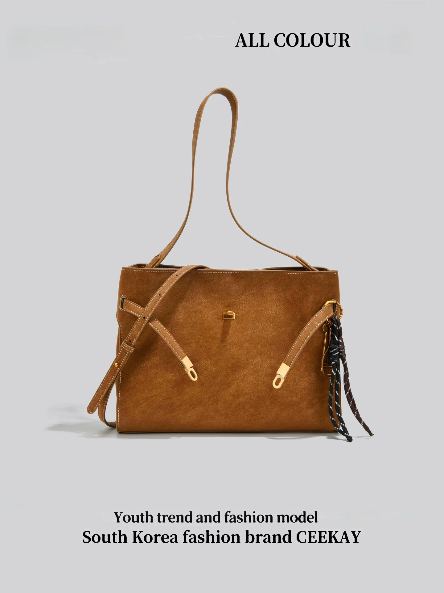 Ceekay Original Design Retro Mermaid Style Women's Tote Bag 2026 New Versatile Quality Single Shoulder Crossbody Bag