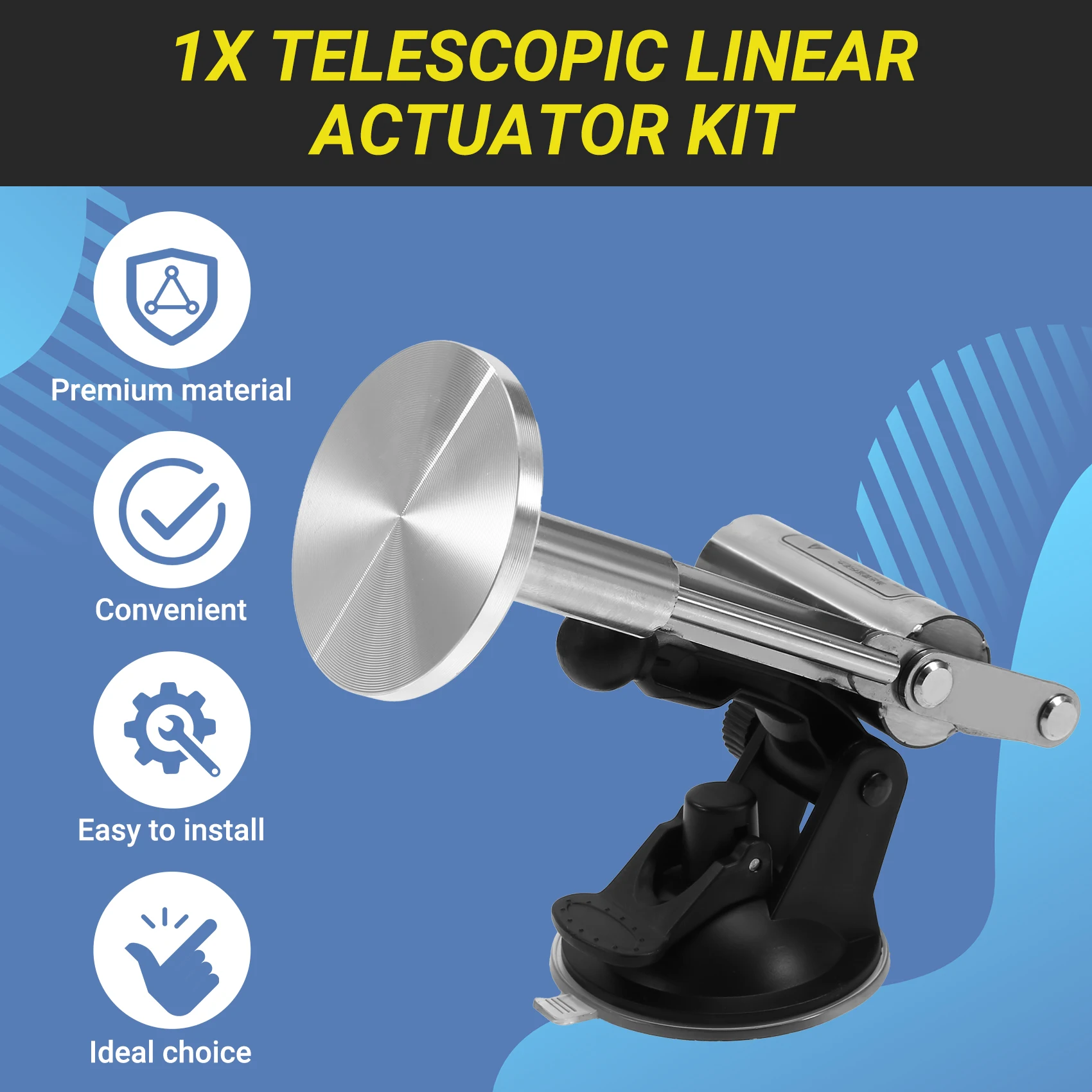 Atuador linear telescópico t88c com placa de 60mm, curso de 45mm, grande impulso, mecanismo alternativo dc, motor de velocidade variável, plugue ue