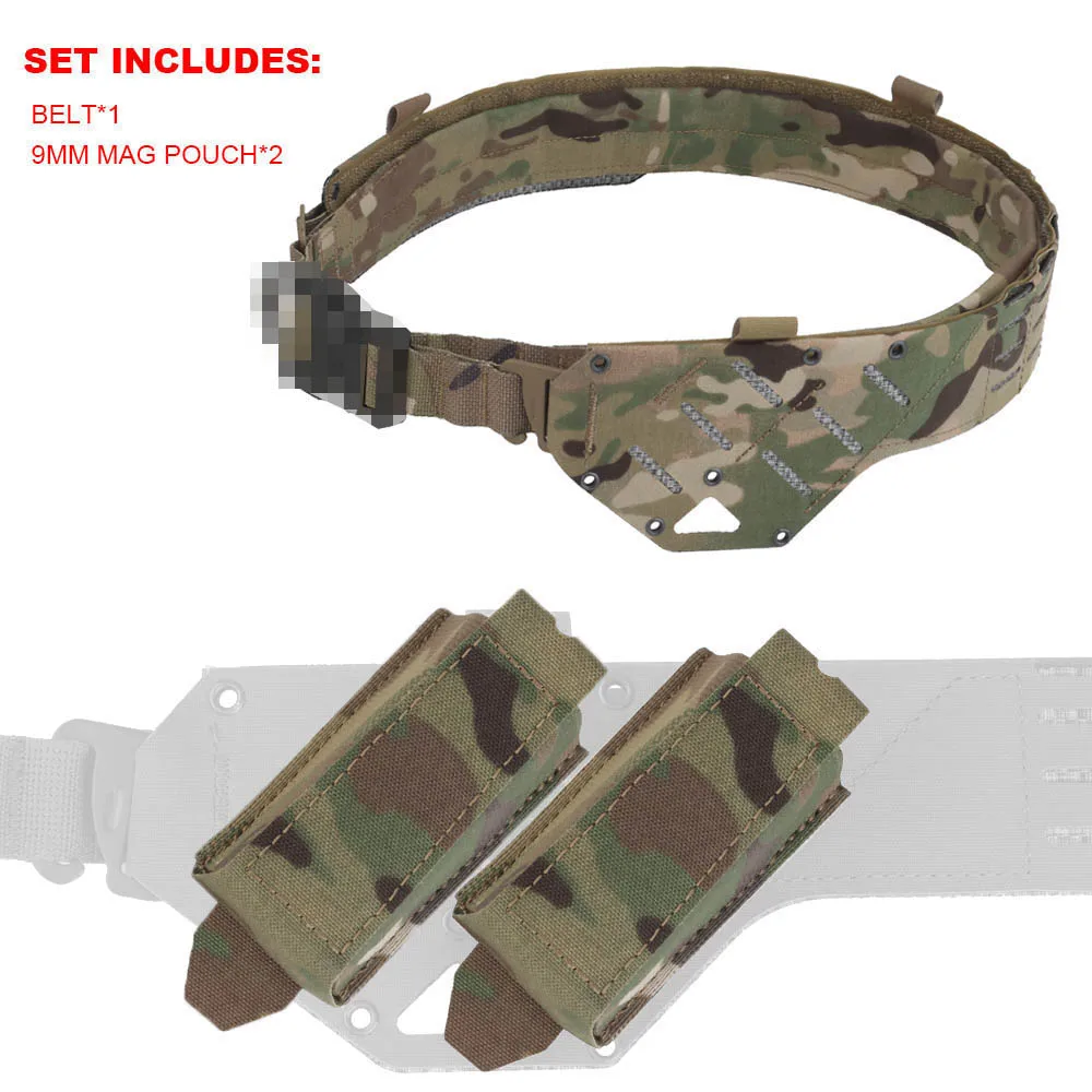 Taktischer Gürtel 2-in-1 mit Schnellverschluss-Metallschnalle für Outdoor-Jagd, Schießtraining, Airsoft, Kampfgürtel mit MOLLE-Magazintasche – Detail 24