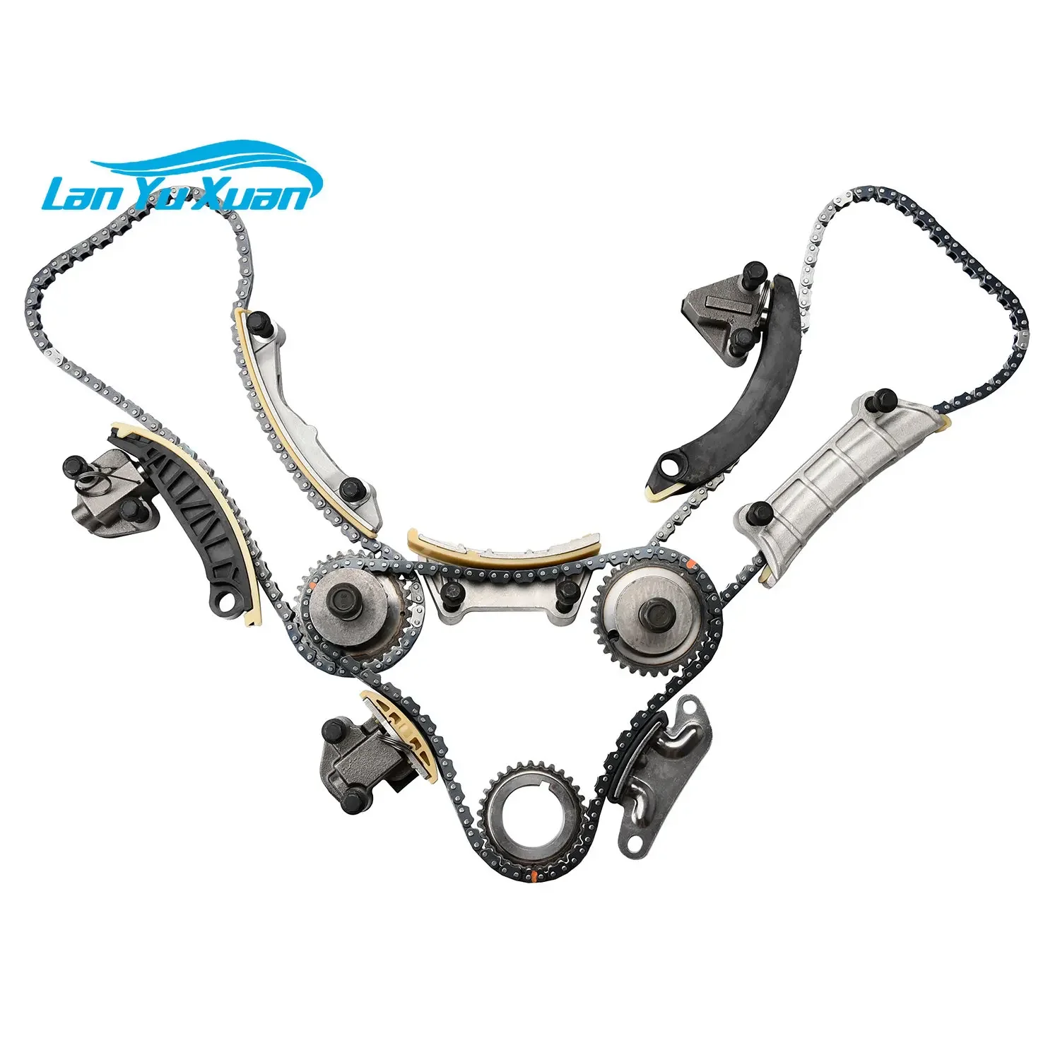 

REVO Timing Chain Kit For Car Engine TK5420 Apply to Automotive Chevrolet SAAB A28NER OEM 12616608 12616609 4802206 12609258