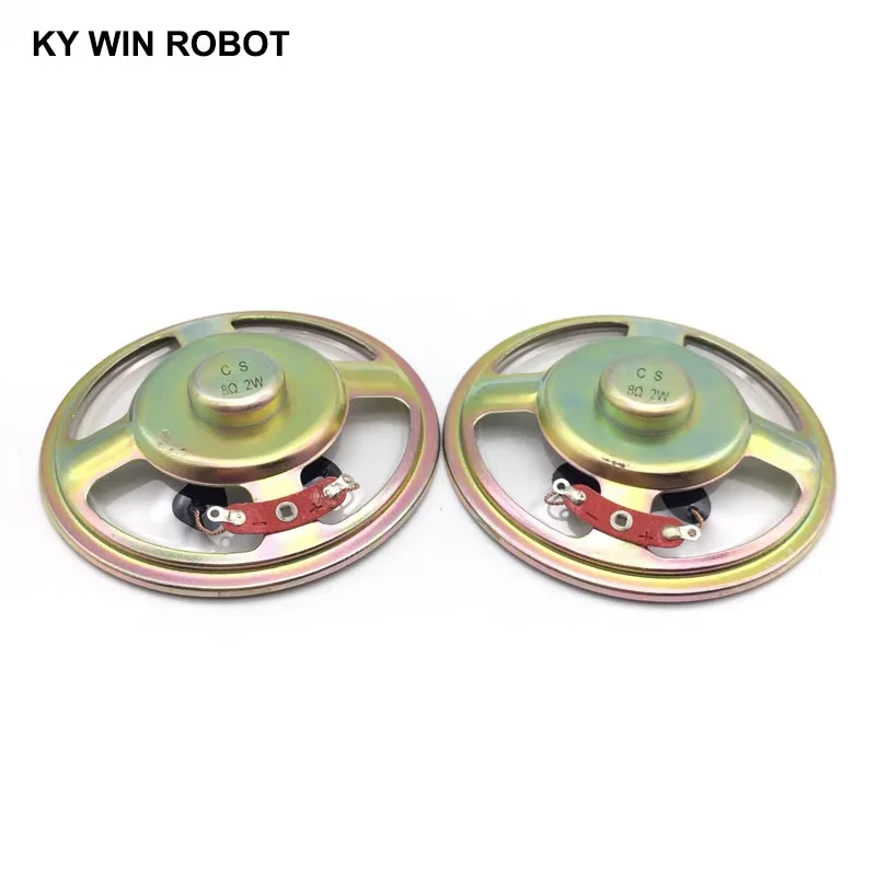 2pcs/lot New Ultra-thin speaker waterproof 8 ohms 2 watt 2W 8R speaker Diameter 77MM 7.7CM thickness 20MM