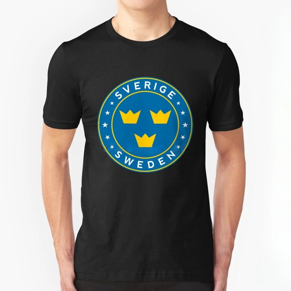 LE 2024 Sweden , Sverige , Sticker , Circle T Shirt Party Cool Tee Sweden Stockholm Europe Nordic Countries Viking North