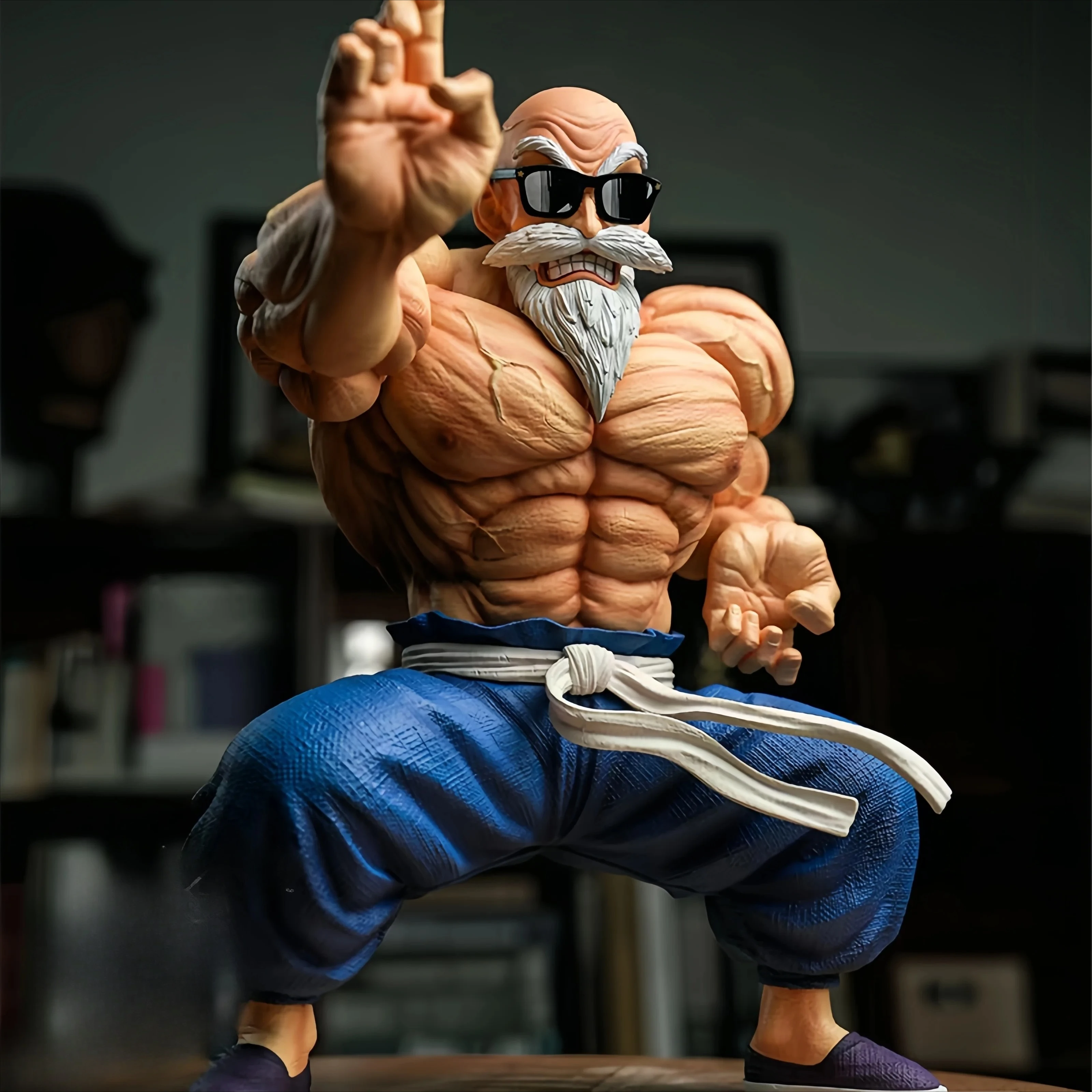 Аниме Dragon Ball фигурка GK Muscle Master Roshi Goku Kame Sennin Фигурка из ПВХ Фигурка Модель Детские куклы Подарочные игрушки 10 см!