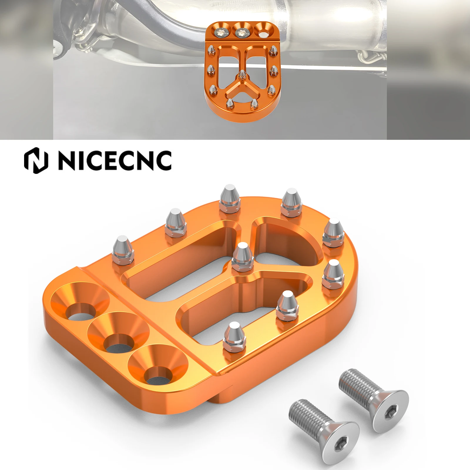 

For KTM 690 Enduro R SMC R 2008-2023 Brake Pedal Lever Extension Pad For KTM 1290 Super Adv 390 Husqvarna 701 Enduro Supermoto