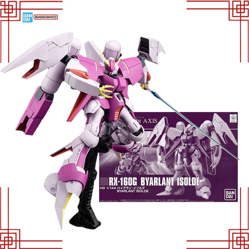 

Bandai Gundam Model Kit Genuine HGUC 1/144 RX-160G Byarlant Isolde Anime Action Figure Collection Assembly Model for boys Gifts
