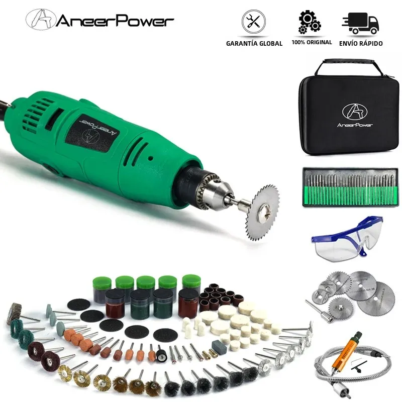 Nuevo estilo, herramienta rotativa de 260W, taladro eléctrico Dremel, Mini amoladora de grabado y pulido DIY, máquina de perforación, lijado, moldeador de joyería