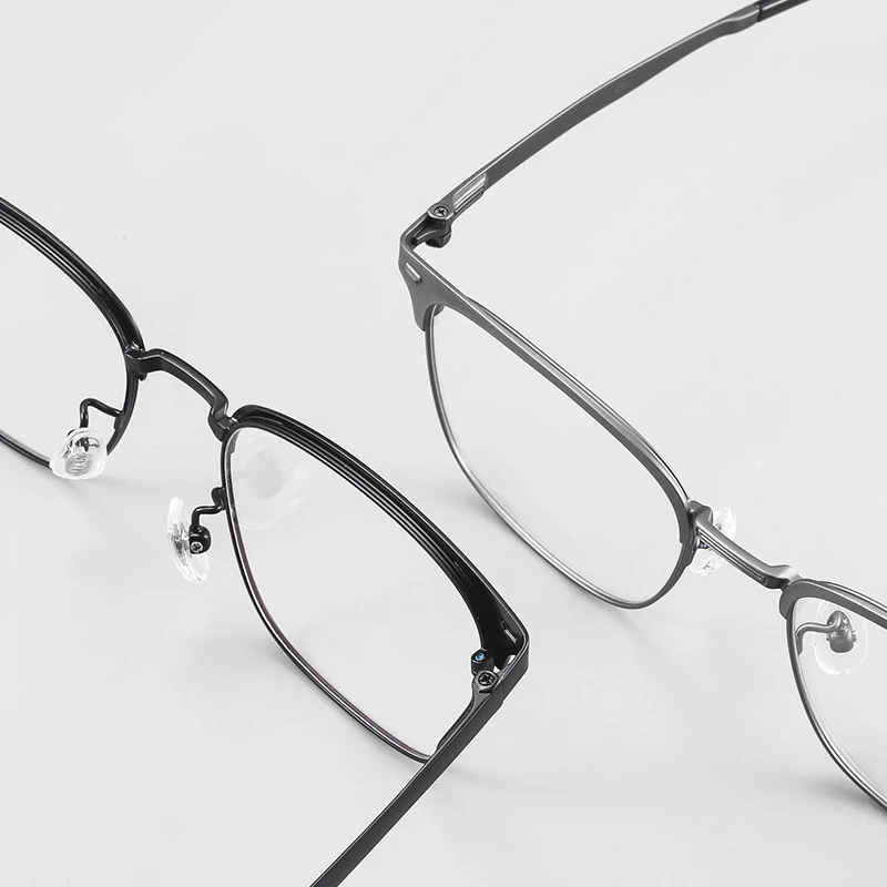 Retro Business Office Glasses Titanium Big Frame Myopia Presbyopia Progressive Eyewear Optical Prescription Eyeglasses Men - view 4