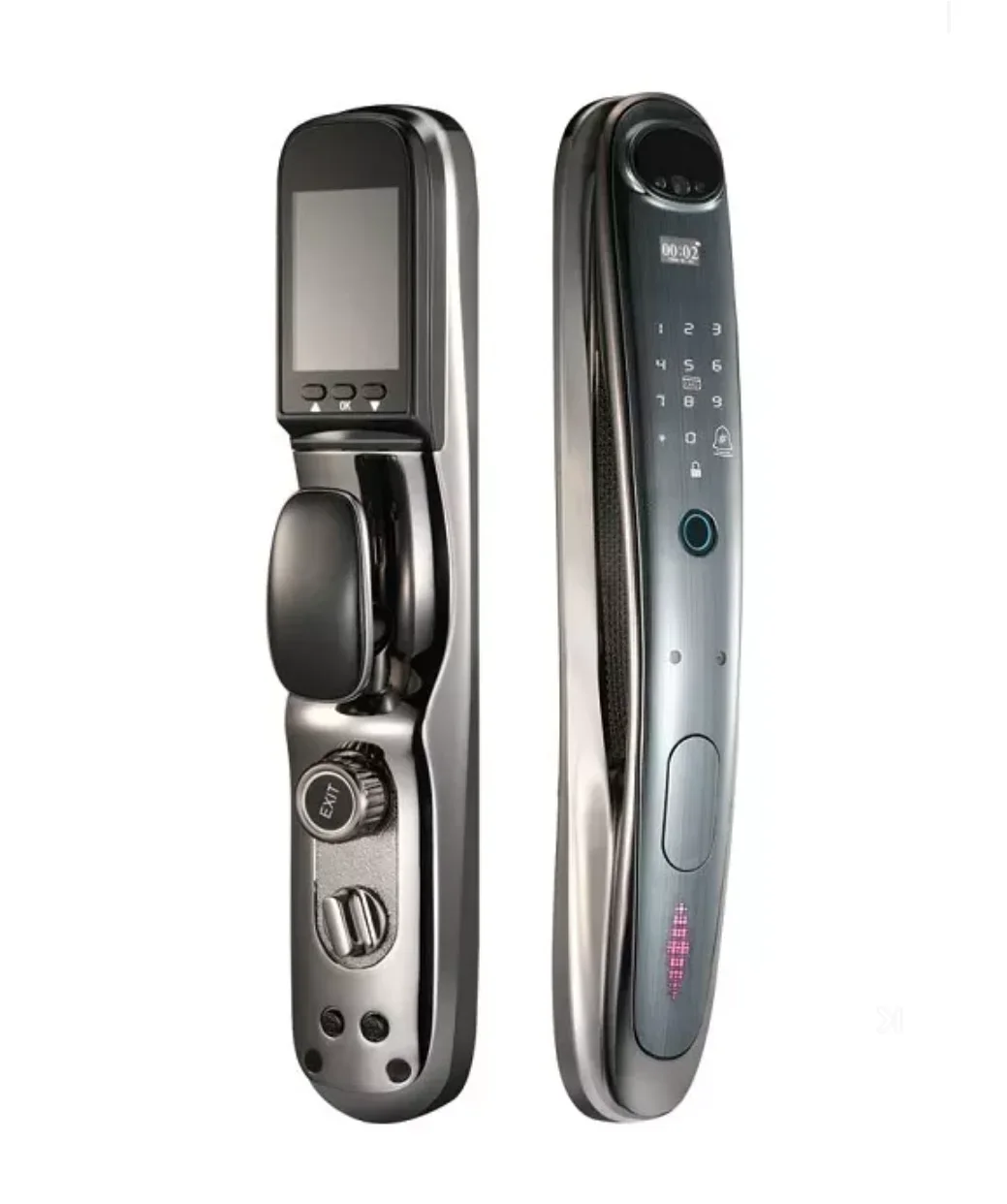 2022 Xhome video intercom Smart Lock Security entry system Fingerprint Password face scan Automatic Unlock With  WiFi App