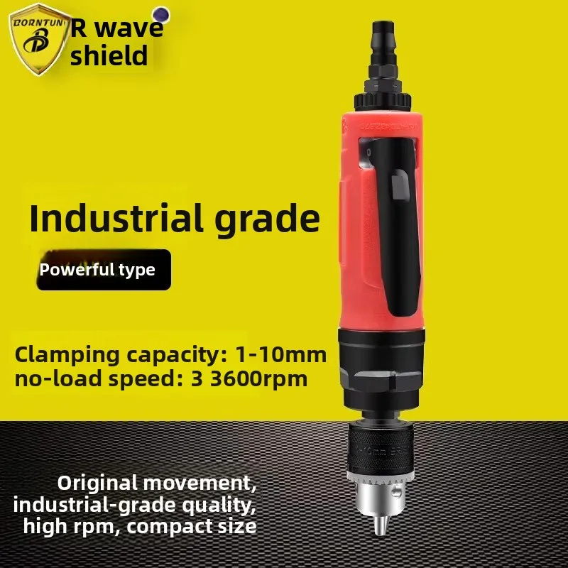 Bodun Pneumatic Drilling Machine 1-10mm Air Drill Handheld Straight Air Drill Air Hand Drill Bd-7238