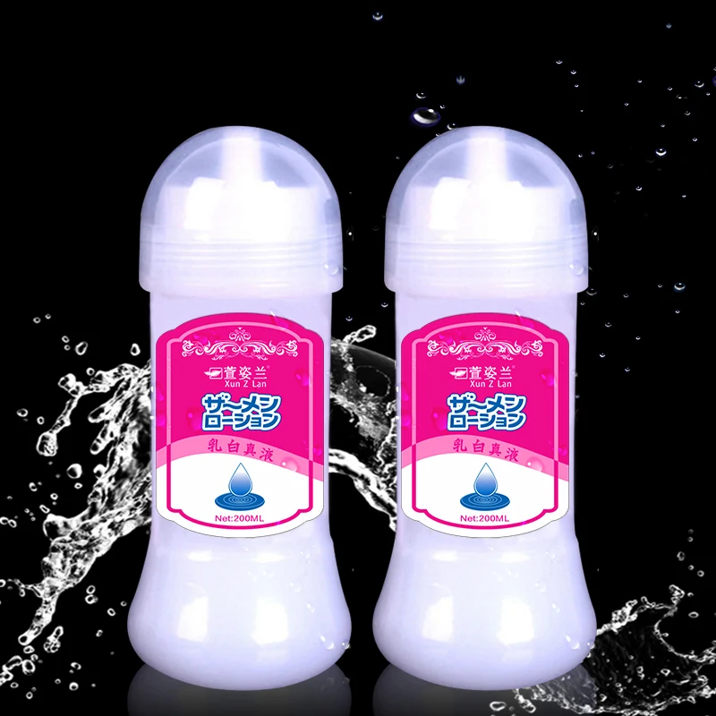 200ML Simulate Semen lubricant for sex Lube Products Water Base Sperm Personal Sex Oil Sexual anal lubricant Adult sex products