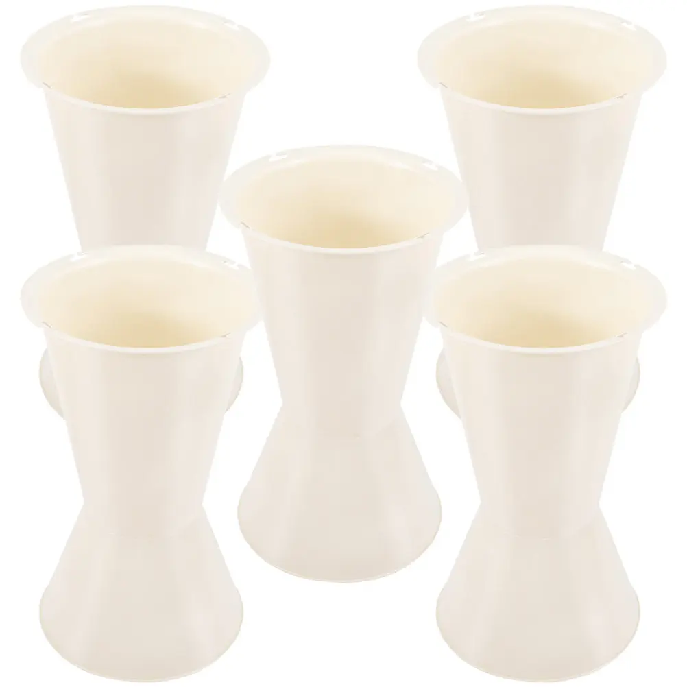 

5Pcs Plastic Wedding Bouquet Holder Floral Base Bridal Flower Holder Bouquet Stand Flower Shop Supplies Floral Base