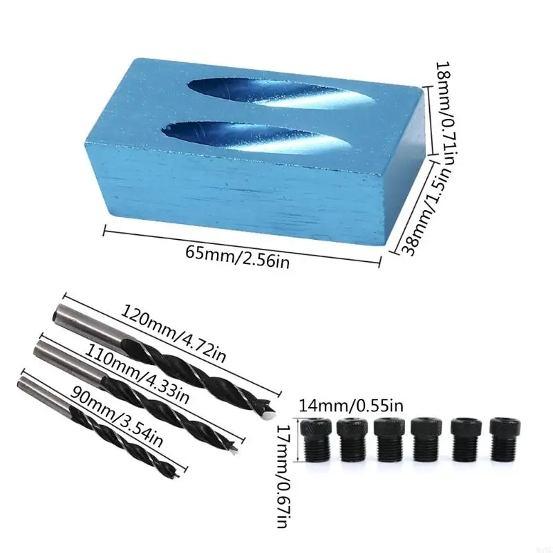 M4YC Woodworking OBLIQUE HOT DROOD LOCATEURS POCKET THE POCKET PORT