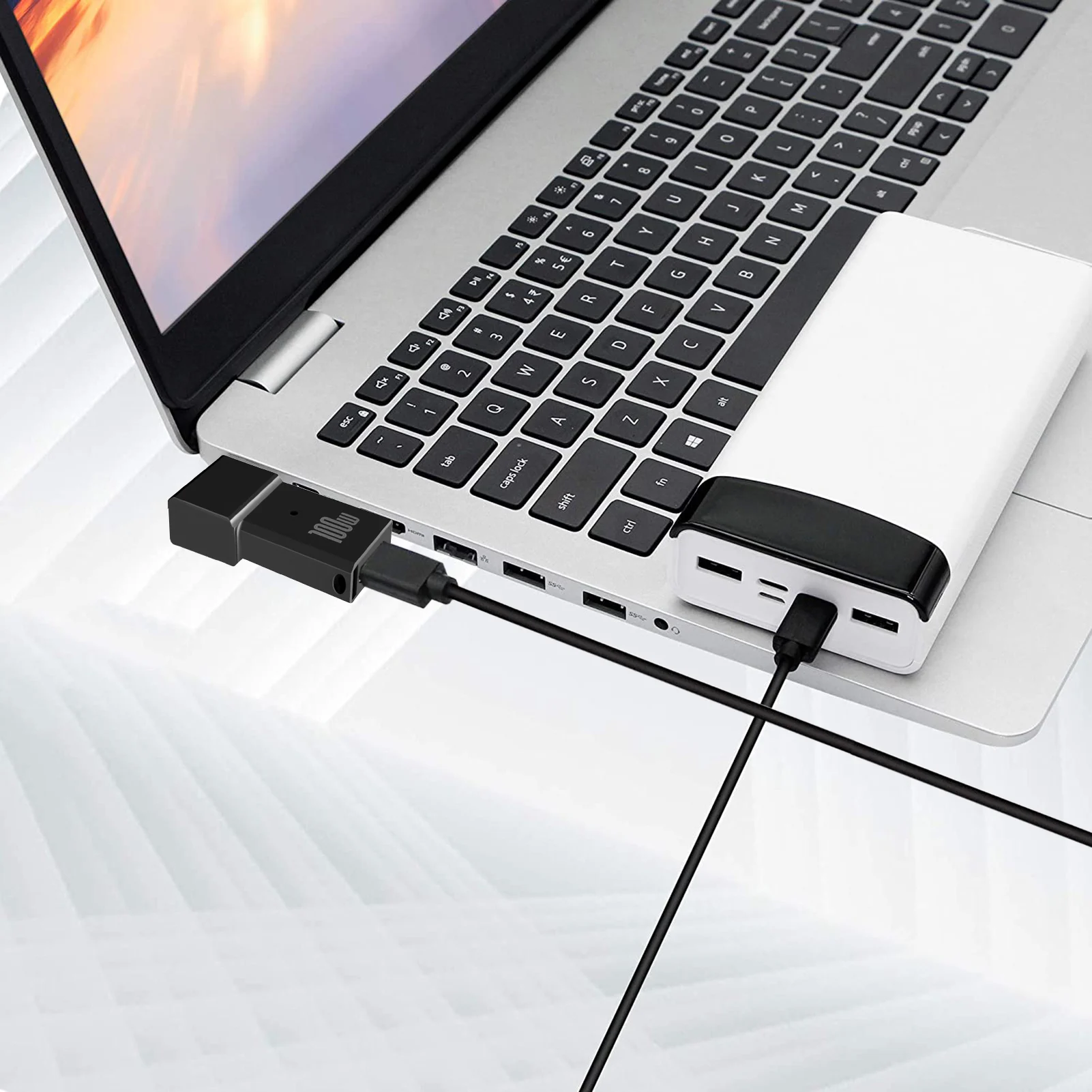 20V/5A 100W PD USB C Para Praça Ponta Adaptador ForLenovo Long Slim-Dica Acessórios