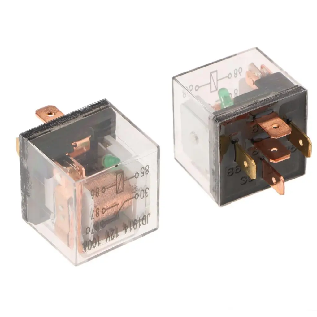 

12V 100A 5pin Changeover Relay Waterproof SPDT Switch Automotive Car Relay Unit High Current for Vehicle Accessories