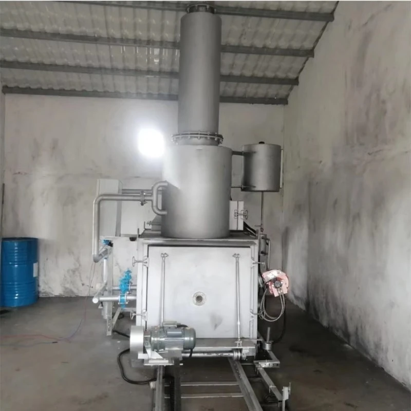 Eco Friendly Pet Incinerator Secondary Combustion Smokeless Emission Cremation Machine Commercial Sale Support Custom