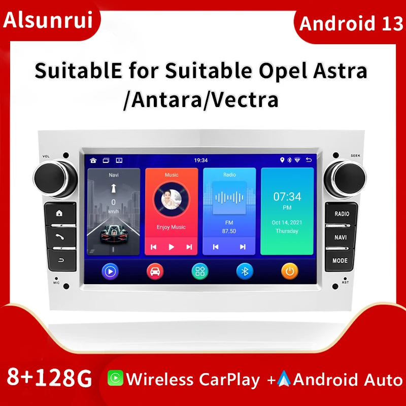 4G Carplay AutoRadio 2 din Android 13 Car Stereo For Opel Vectra C Zafira B Corsa D C Astra H G Jvivaro Meriva Multimedia Audio