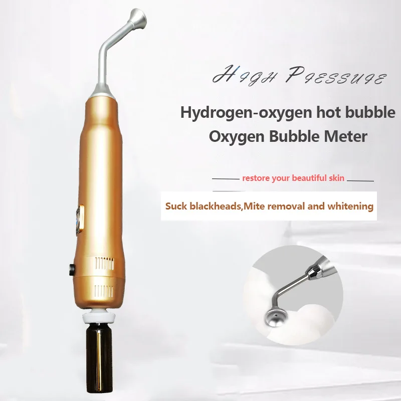 New Bubble Machine Hydrogen Mousse Dense Bubble Clean Face To Remove Mites and Oil Whitening Handheld Portable Beauty Instrument