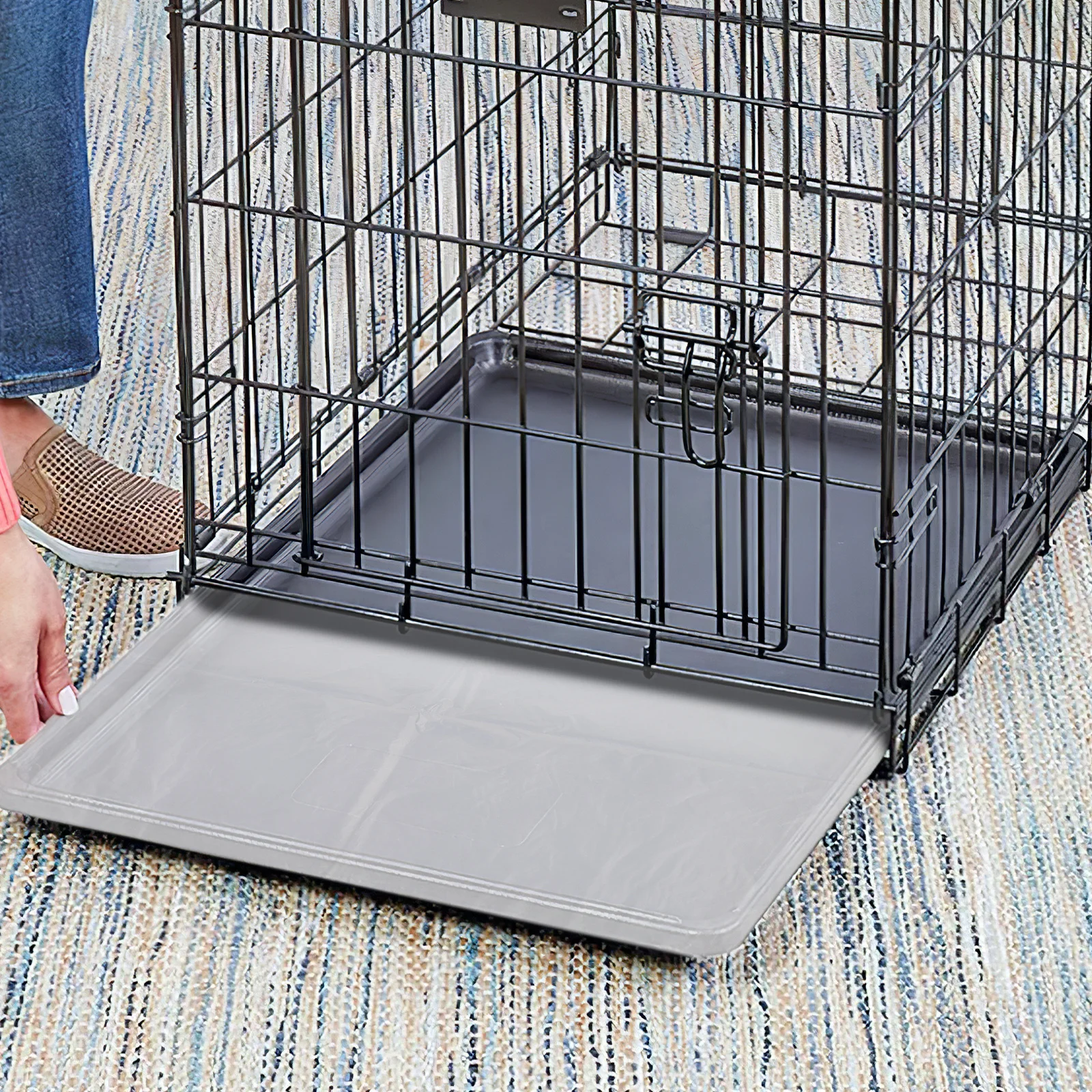 

50Pcs Cage Tray Film Universal Fit Most Cages Lightweight Easy Carry Pet Supplies Disposable Rabbit Cage Liners