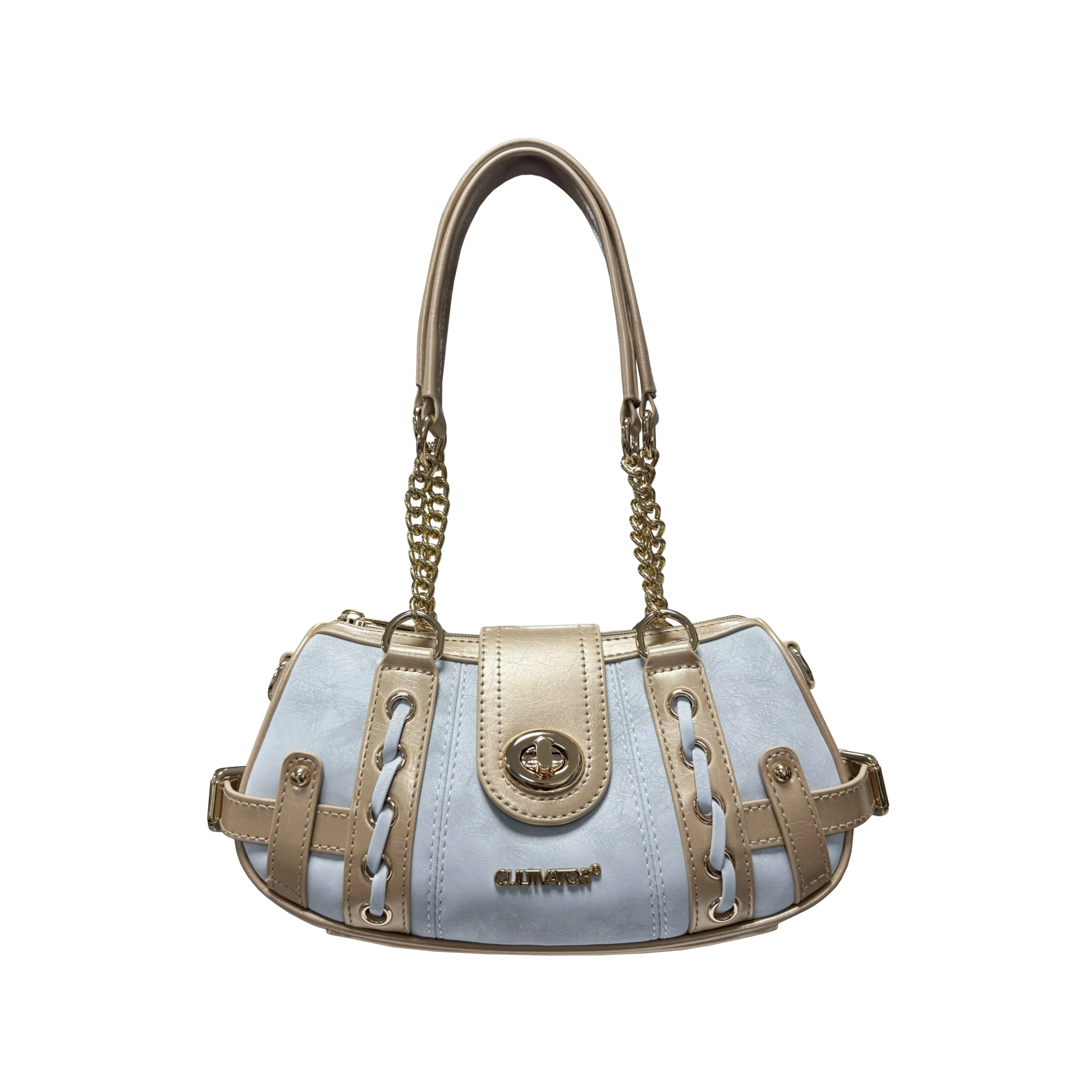 Original niche Millennium Spice Girl splicing chain portable shoulder crossbody armpit bag 2025 summer new