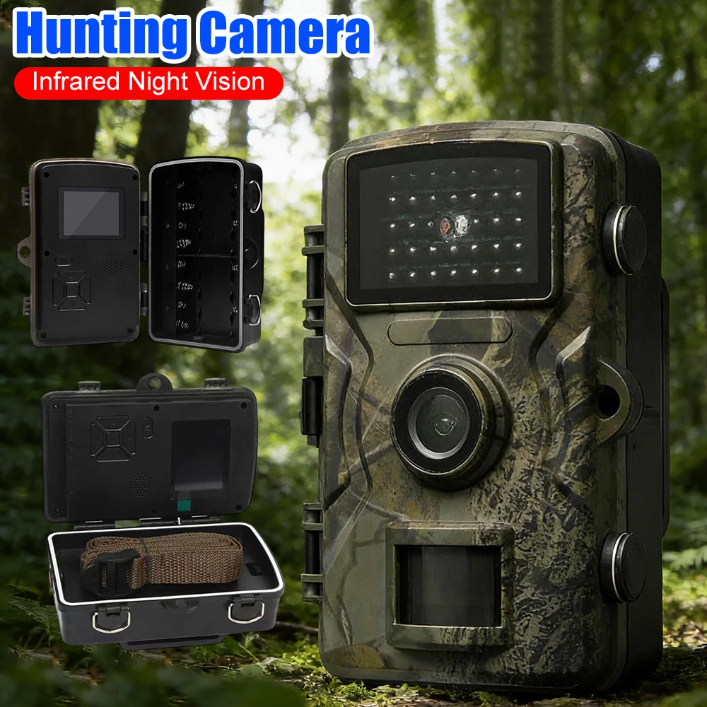 

Водонепроницаемая инфракрасная камера ночного видения для охоты, с датчиком движения, для наблюдения за дикой природой на открытом воздухе