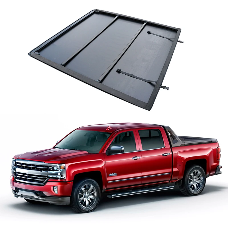 

New Factory Direct Sale Pickup Truck Trunk Hard Tri-Fold Cover For Chevrolet